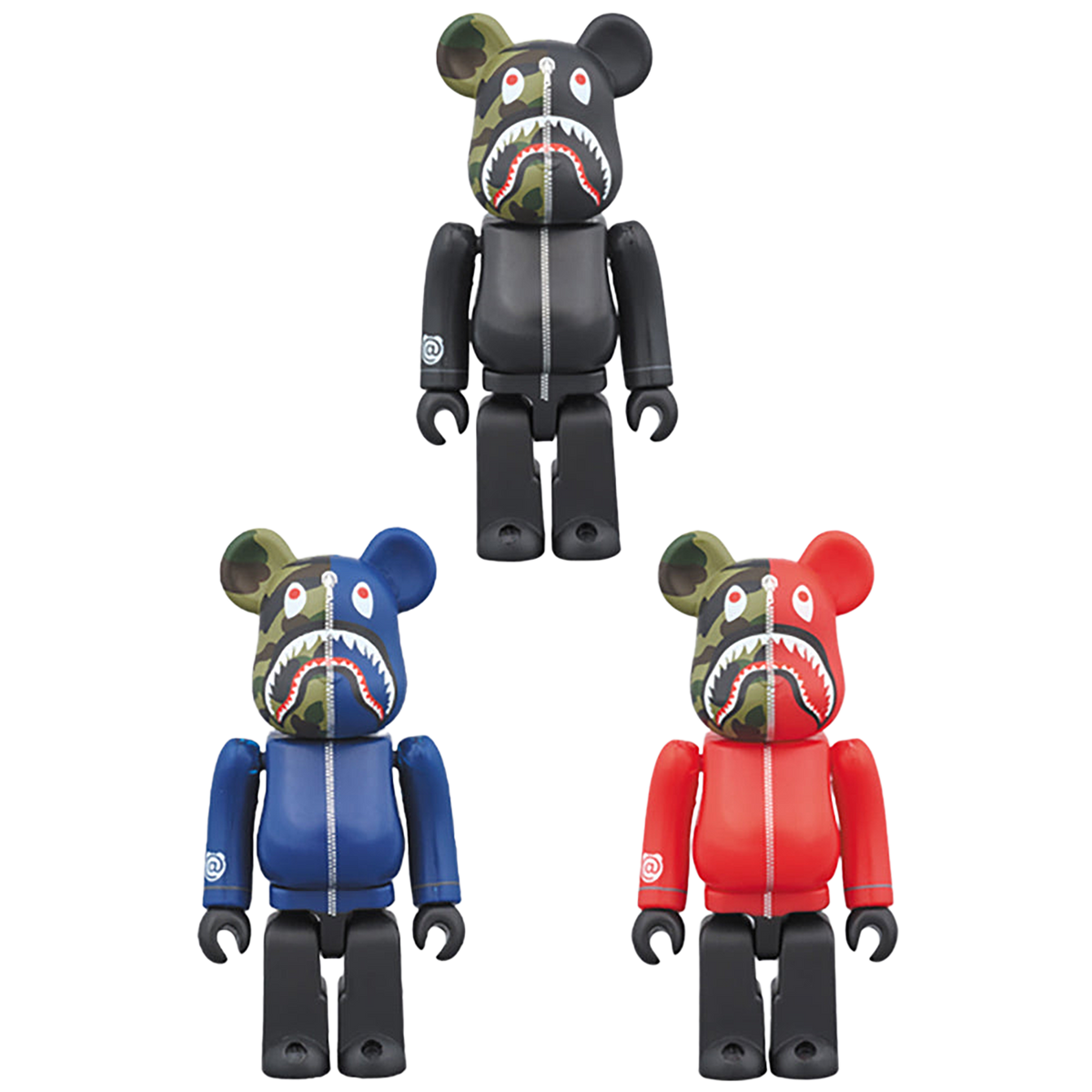 1st CAMO SHARK BE@RBRICK 100％