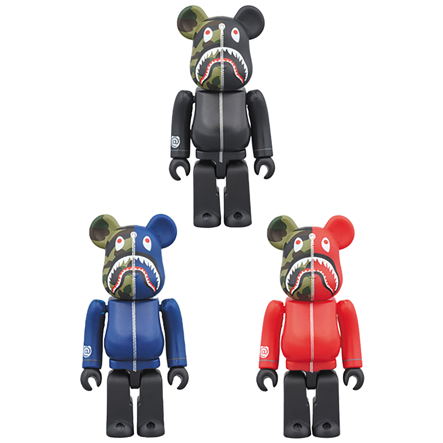 1st CAMO SHARK BE@RBRICK 100％