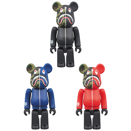 1st CAMO SHARK BE@RBRICK 100％