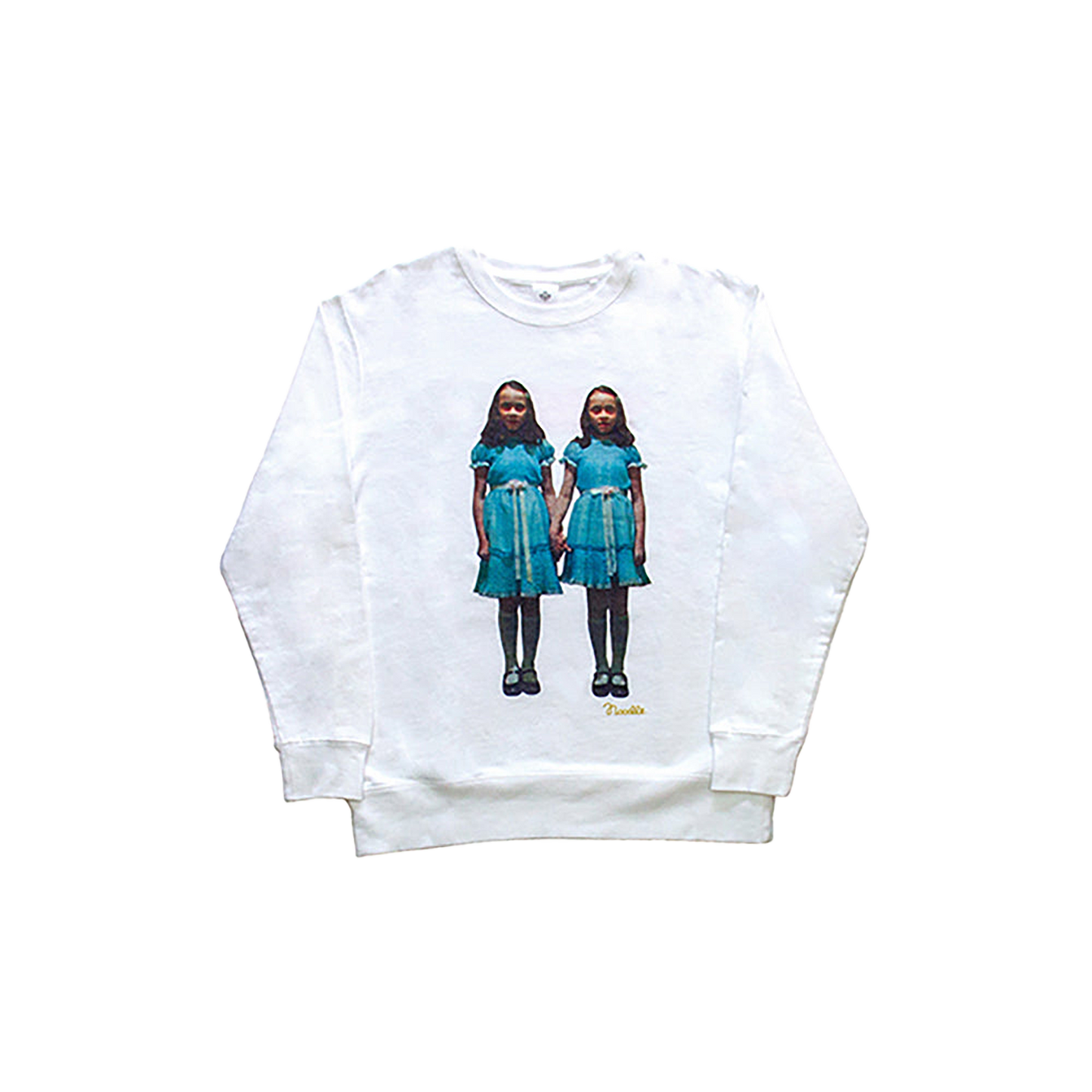 Noodle×THE SHiNiNG unisex sweatshirt WHITE／BLACK／BLUE