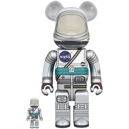 BE@RBRICK PROJECT MERCURY ASTRONAUT 100％ & 400％