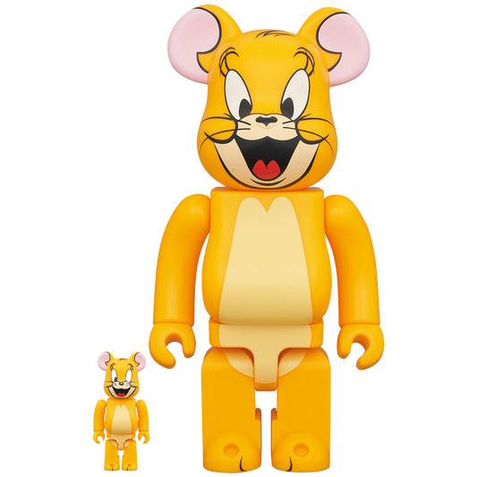 BE@RBRICK JERRY (Classic Color) 100％ & 400％ (TOM AND JERRY)