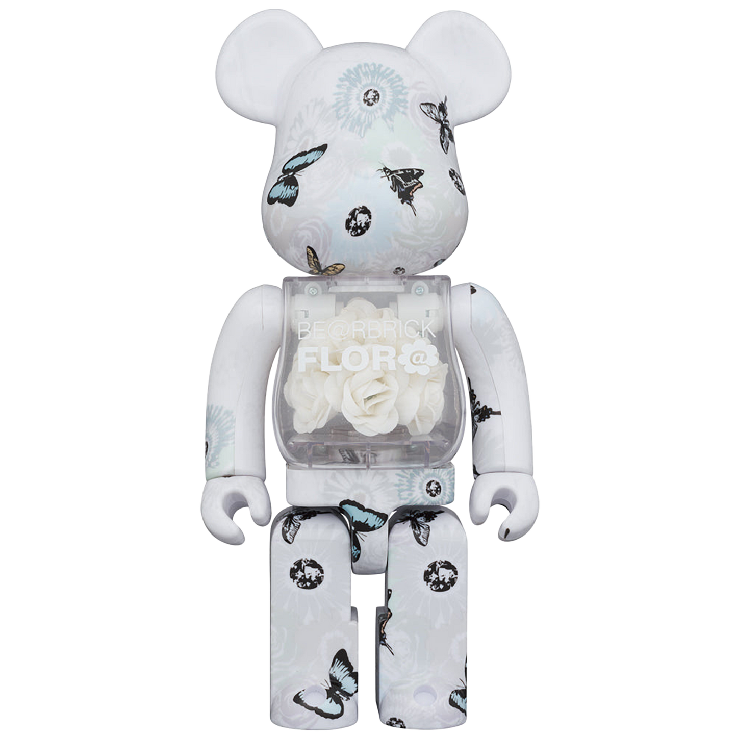 BE@RBRICK FLOR@ #2 White 400％