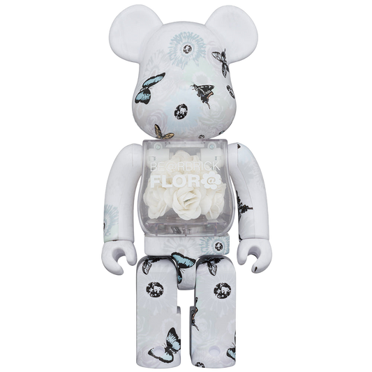 BE@RBRICK FLOR@ #2 White 400％