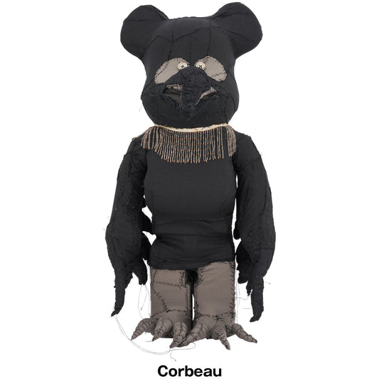 #018 BE@RBRICK Anne Valerie Dupond ONE OF KIND BE@RBRICK 1000％ Corbeau(Lottery item scheduled to ship in December 2025. Lottery period ends December 14th.)