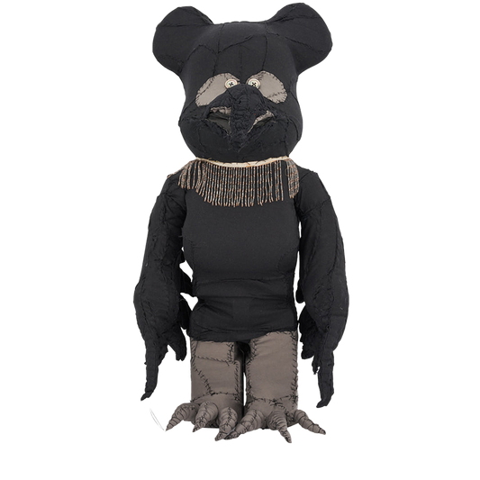 #018 BE@RBRICK Anne Valerie Dupond ONE OF KIND BE@RBRICK 1000% Corbeau《彩票产品 预定于 2025 年 12 月发货 彩票期间至 12 月 14 日》