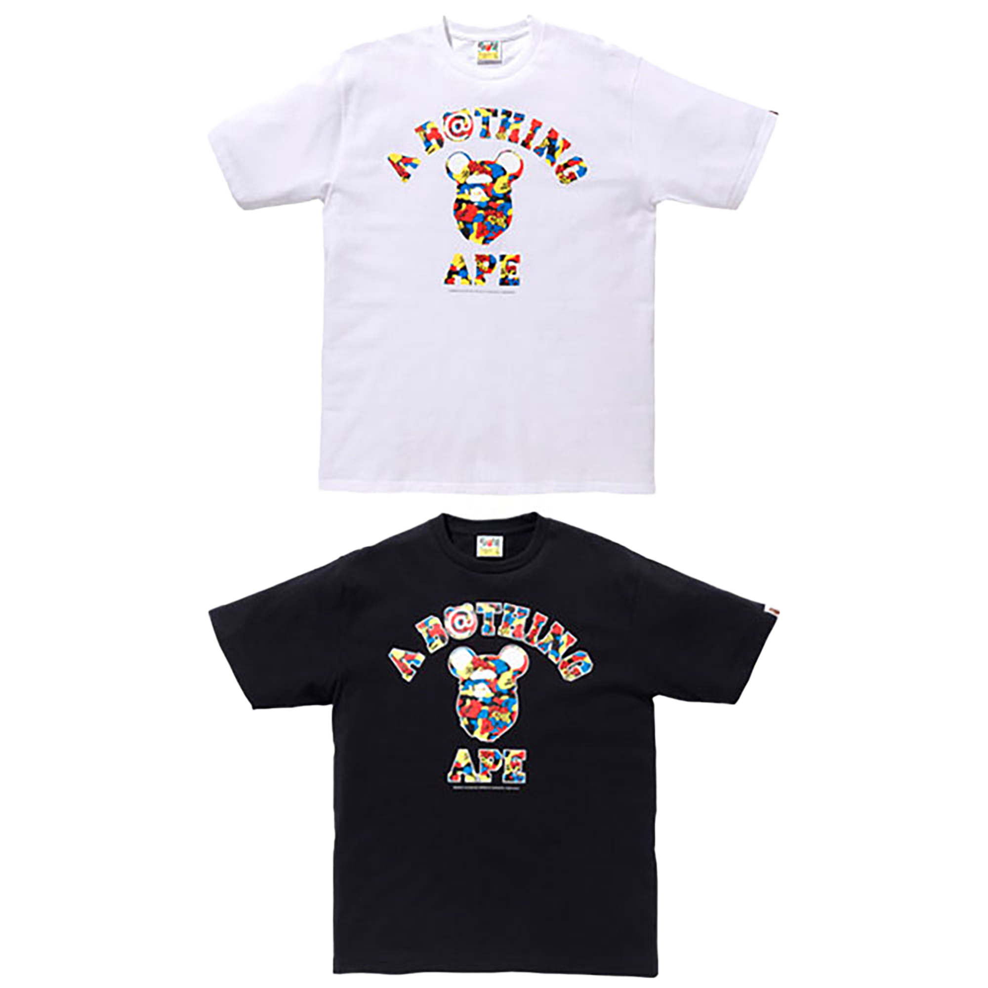 MEDICOM TOY CAMO COLLEGE TEE