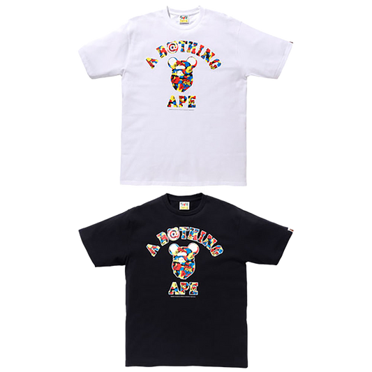 MEDICOM TOY CAMO COLLEGE TEE