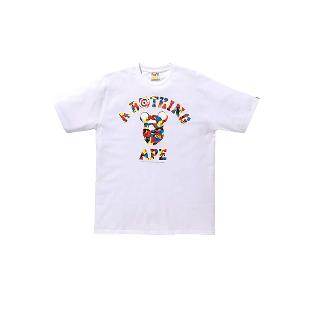 MEDICOM TOY CAMO COLLEGE TEE_1