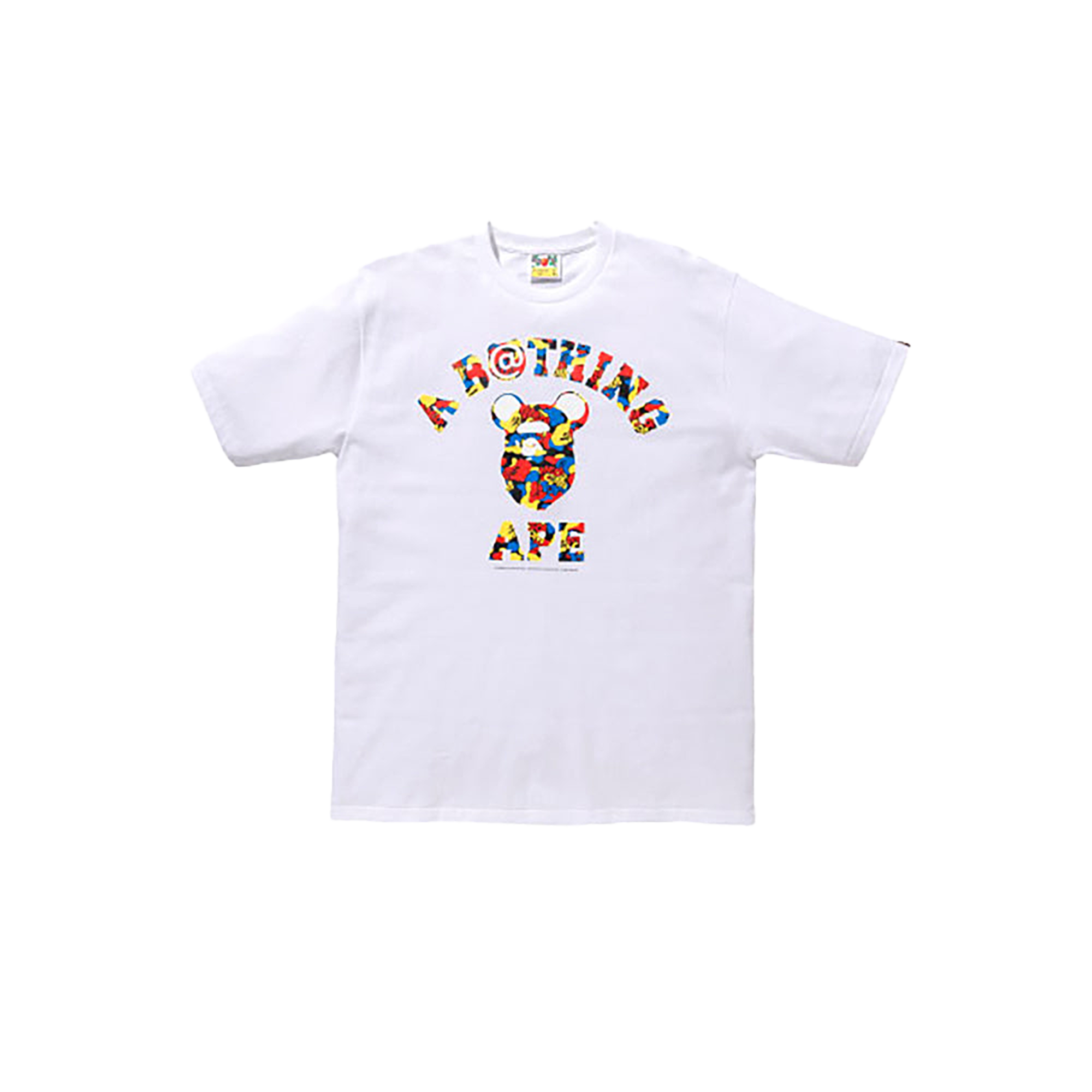MEDICOM TOY CAMO COLLEGE TEE