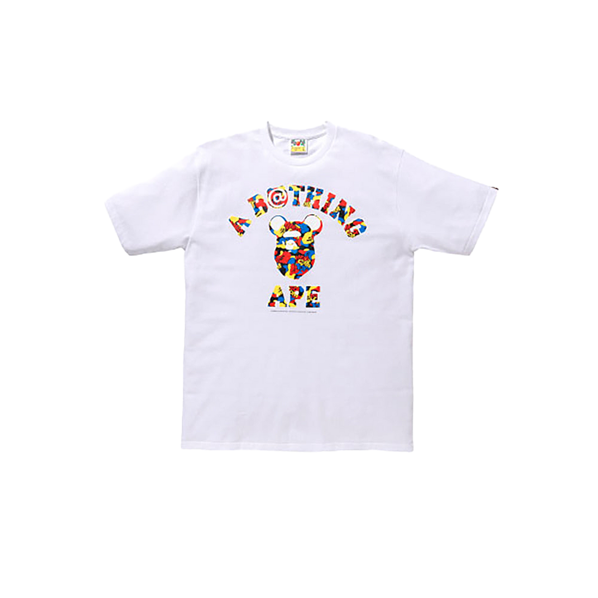 MEDICOM TOY CAMO COLLEGE TEE