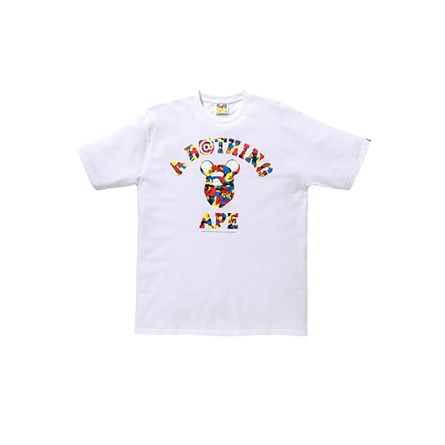 MEDICOM TOY CAMO COLLEGE TEE
