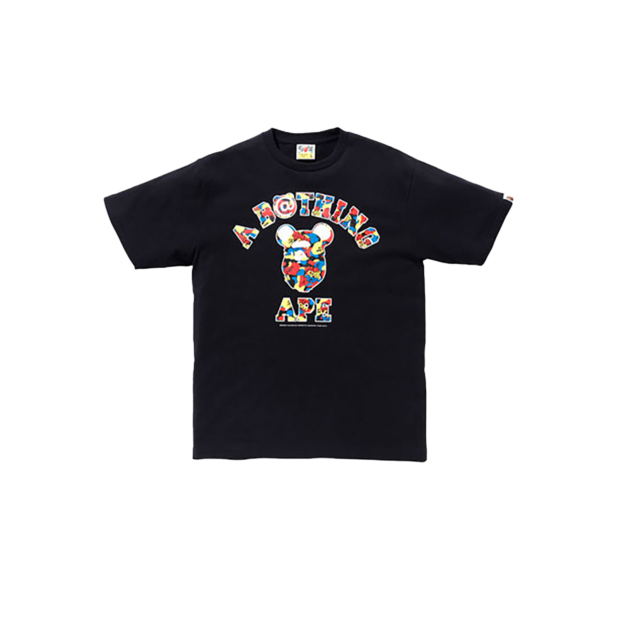 MEDICOM TOY CAMO COLLEGE TEE