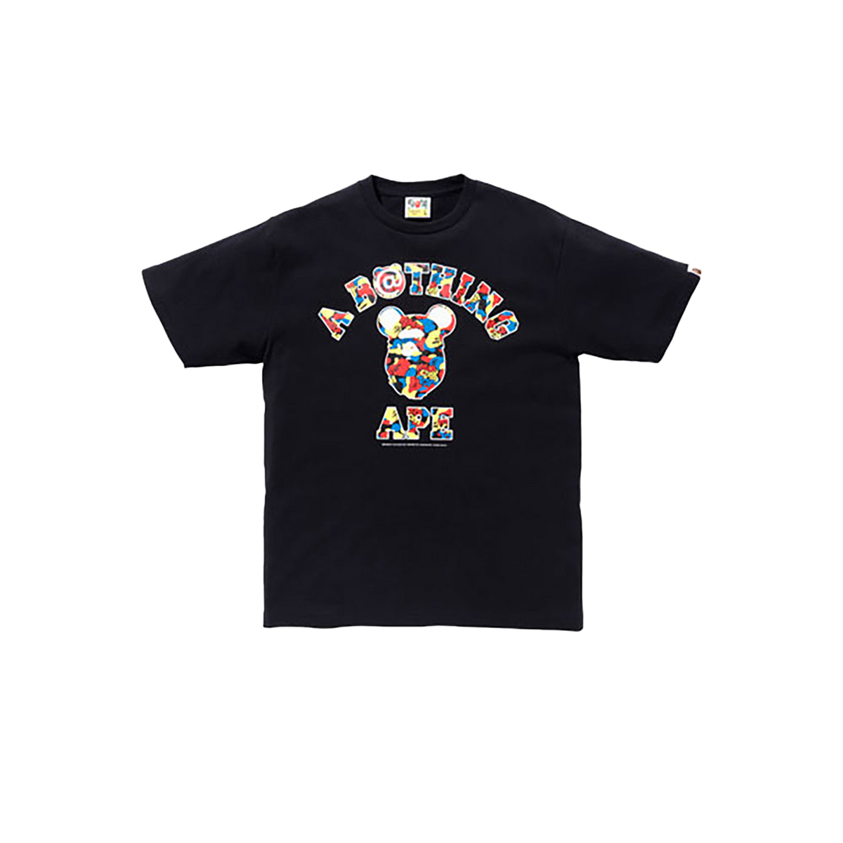 MEDICOM TOY CAMO COLLEGE TEE