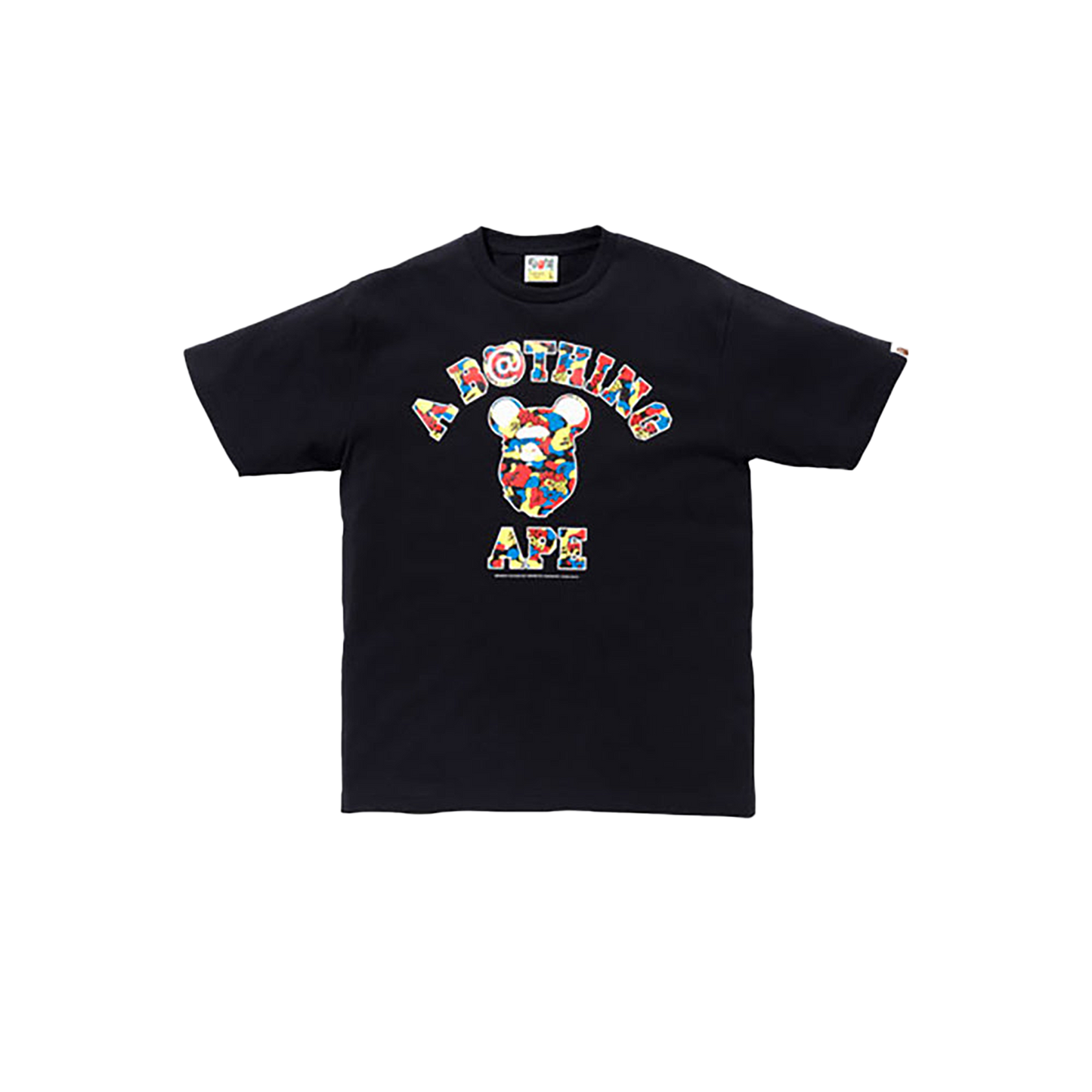 MEDICOM TOY CAMO COLLEGE TEE