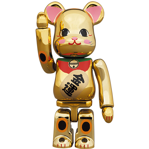 BE@RBRICK 招き猫 金運 金メッキ 弐 100％ | MEDICOM TOY OFFICIAL STORE