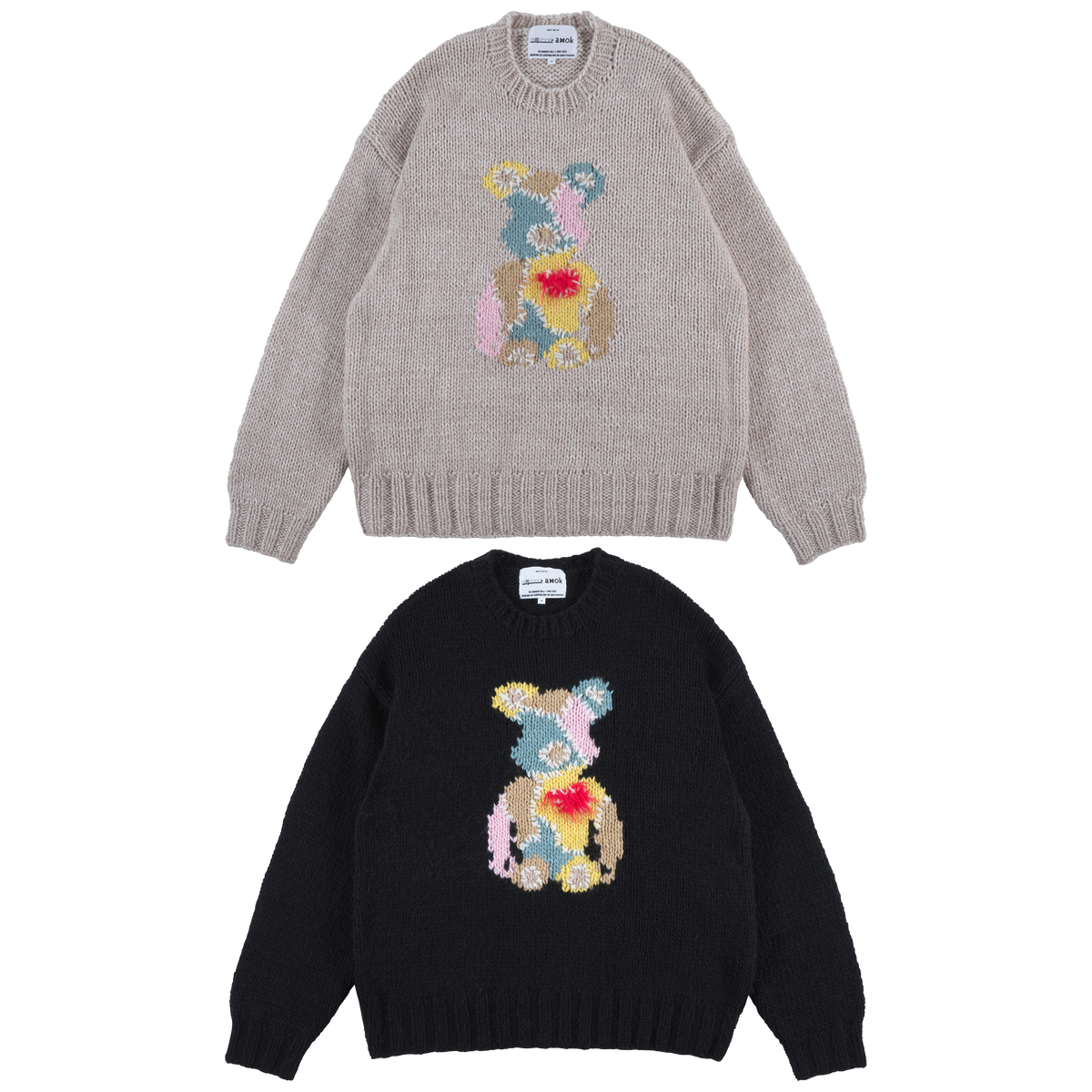 BE@RBRICK × amok KNIT