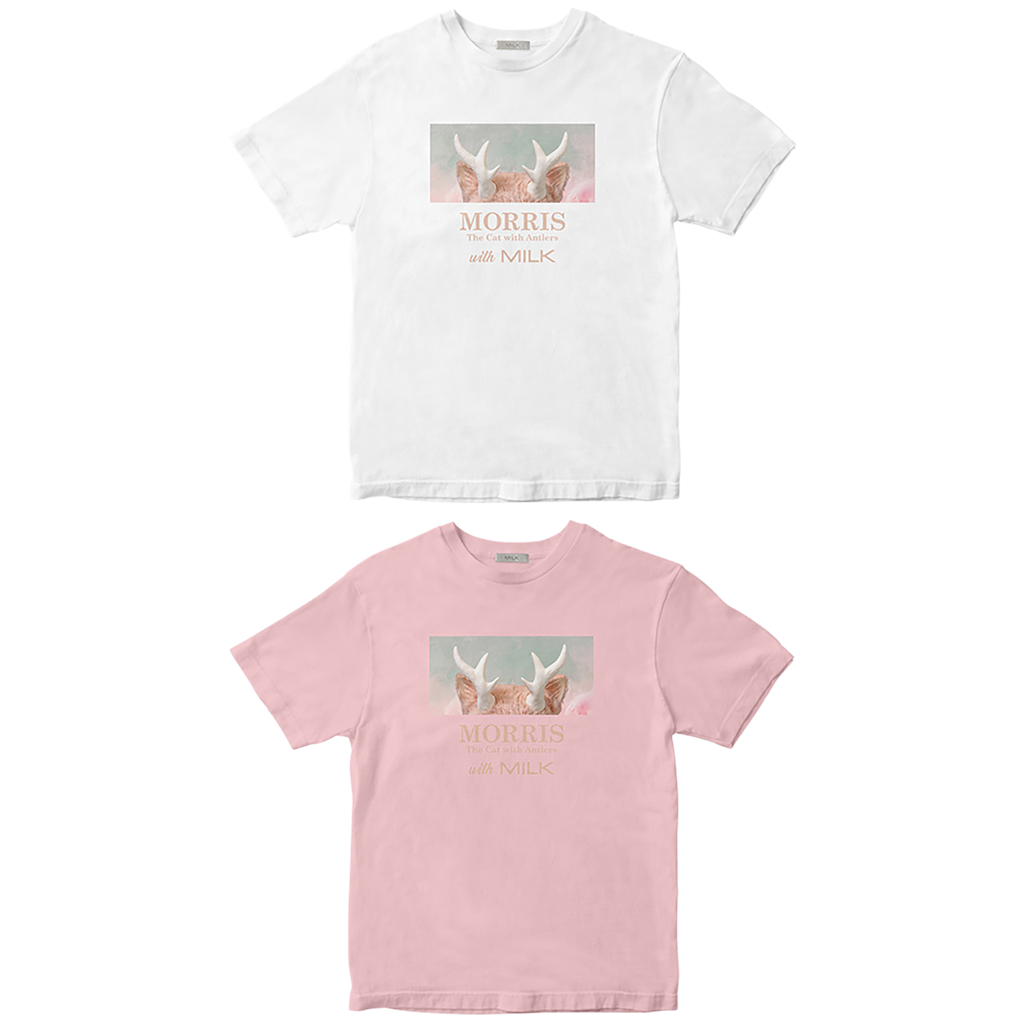 MORRIS×MILK T-shirt《Planned to be shipped in late Sep. 2021》