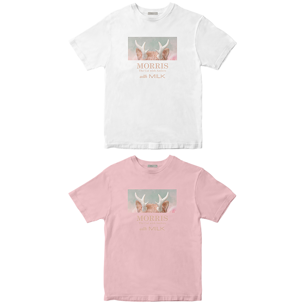 MORRIS×MILK T-shirt《Planned to be shipped in late Sep. 2021》