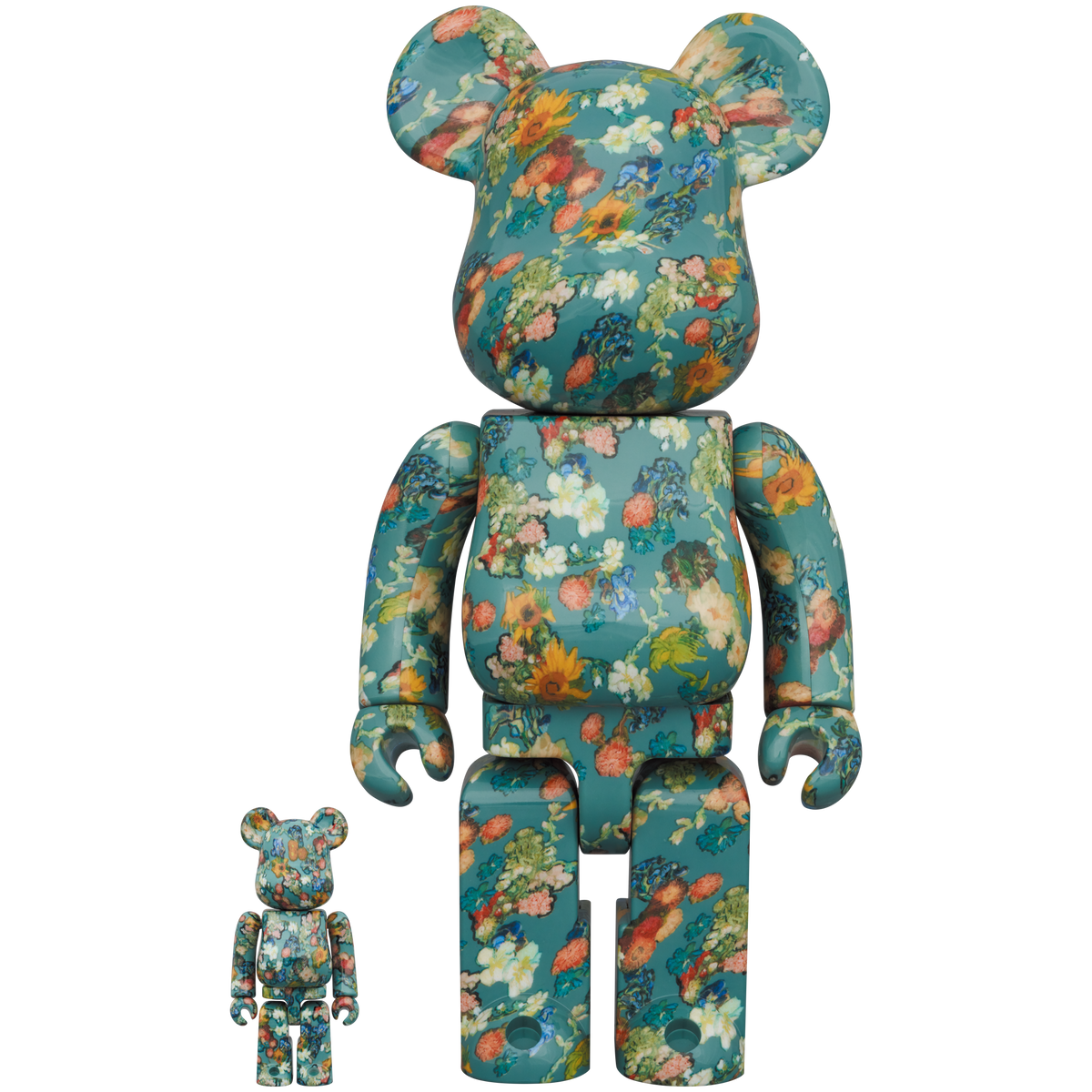 BE@RBRICK × Van Gogh Museum Floral Pattern 50th Anniversary Design