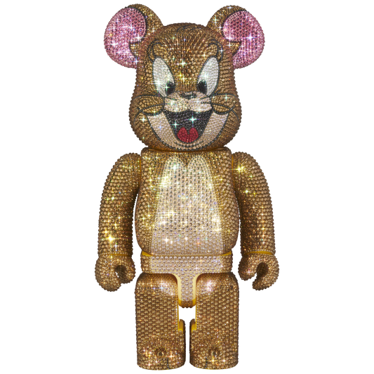 BE@RBRICK CRYSTAL DECORATE JERRY (Classic Color) 400％ (TOM AND JERRY)《Planned to be shipped in late April 2025》