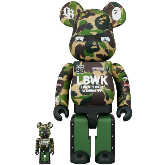 BE@RBRICK LBWK × BAPE(R)  100％ & 400％
