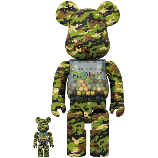 MY FIRST BE@RBRICK B@BY DIGITAL CAMO Ver. 100% & 400%