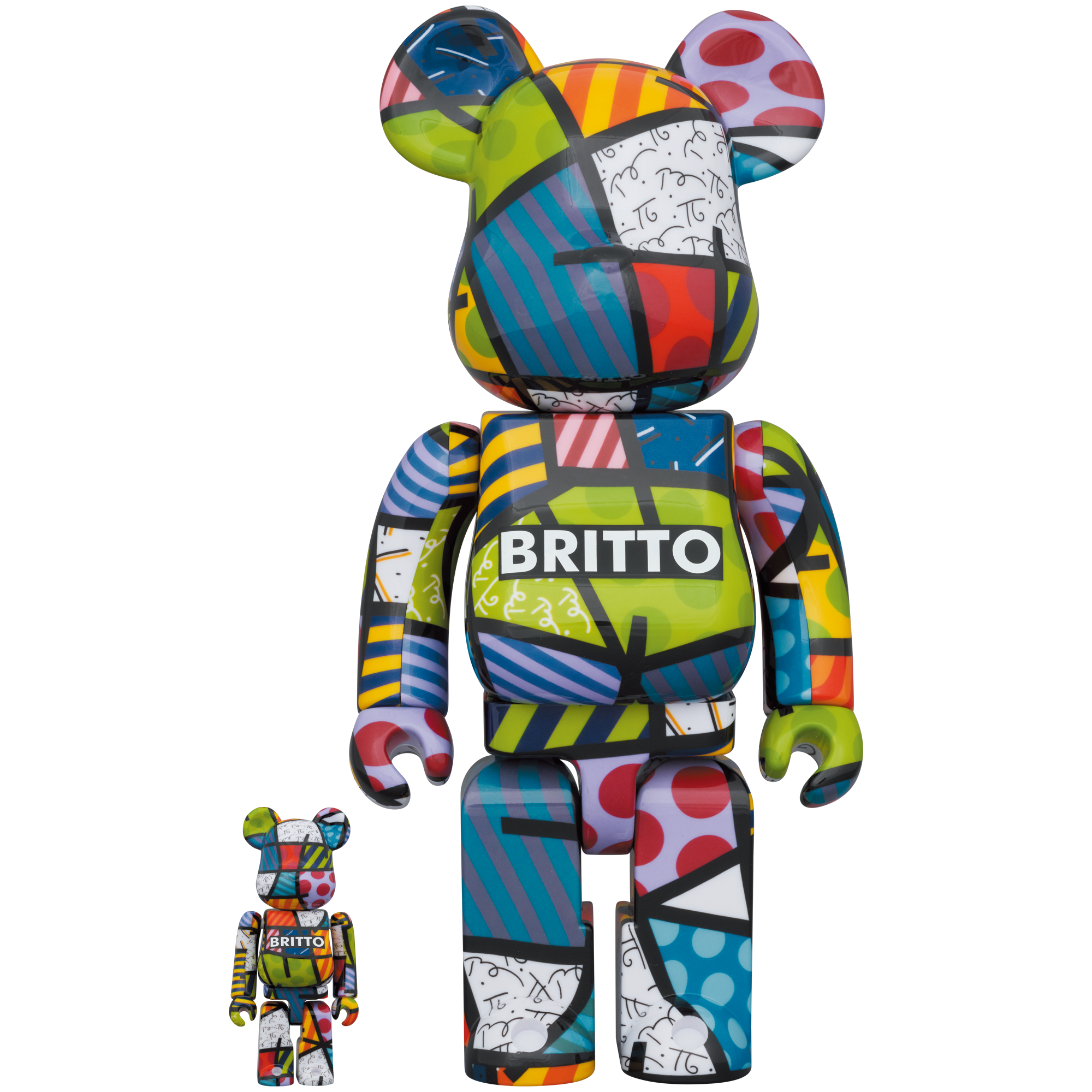BE@RBRICK Romero Britto 100％ & 400％