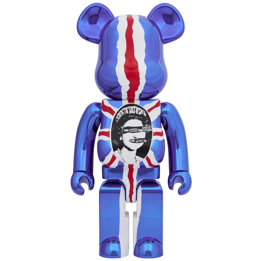BE@RBRICK 性手枪「天佑女王」Chrome Ver. 1000%