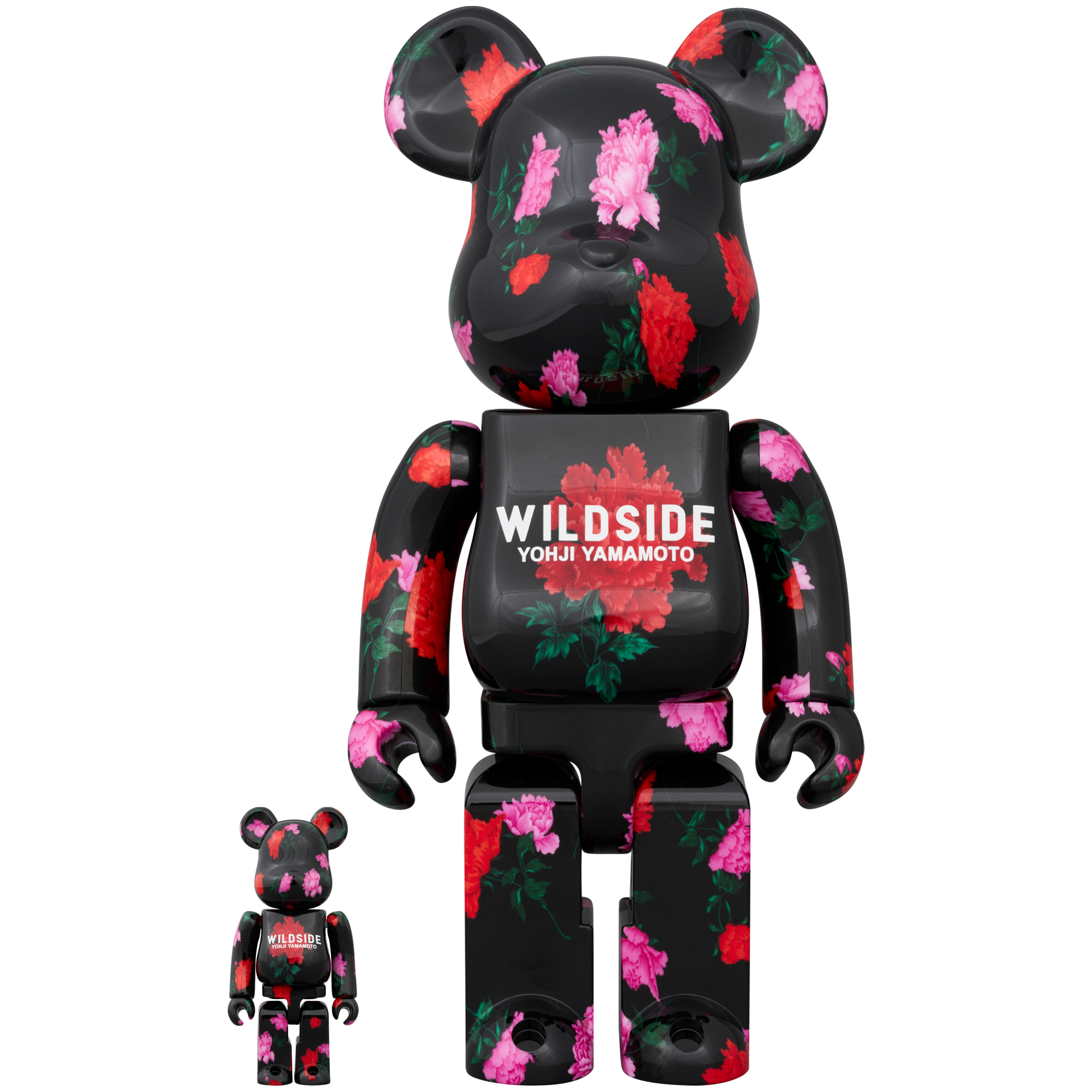 BE@RBRICK WILDSIDE YOHJI YAMAMOTO Peony 100％ & 400％
