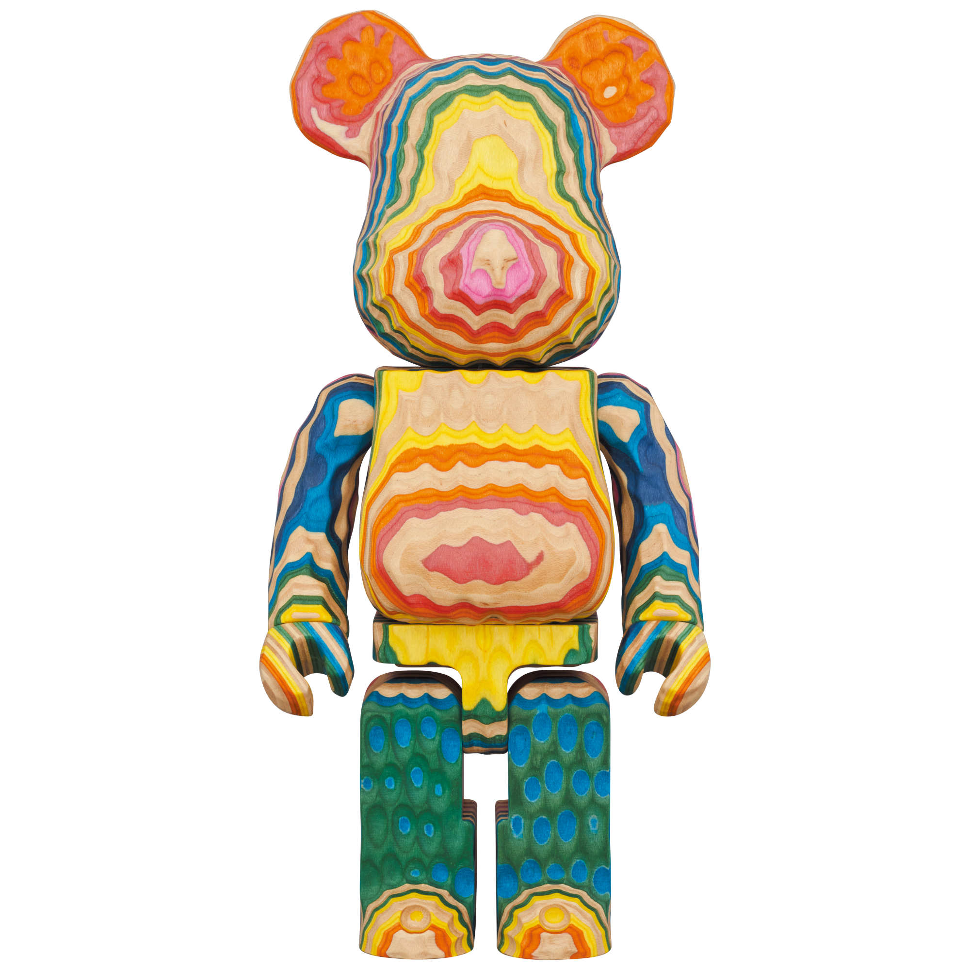 BE@RBRICK Karimoku fragmentdesign HAROSHI VERTICAL 400％ carved wooden
