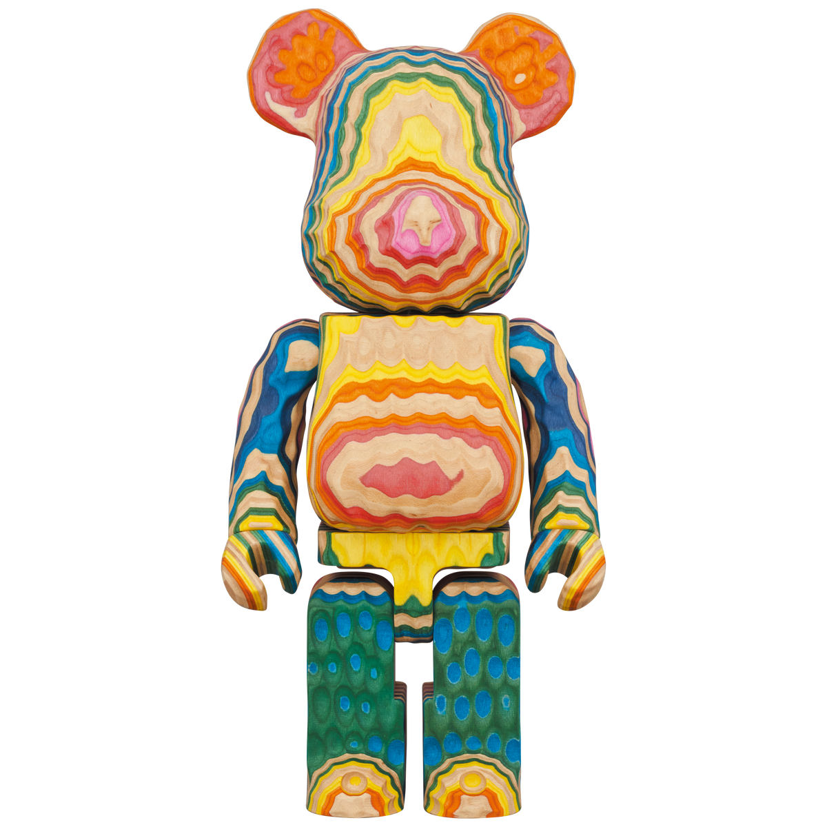 BE@RBRICK Karimoku fragmentdesign HAROSHI VERTICAL 400％ carved wooden
