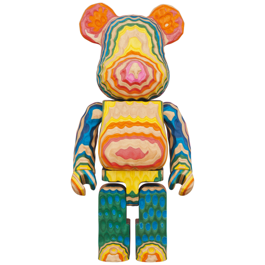 BE@RBRICK Karimoku fragmentdesign HAROSHI VERTICAL 400％ carved wooden