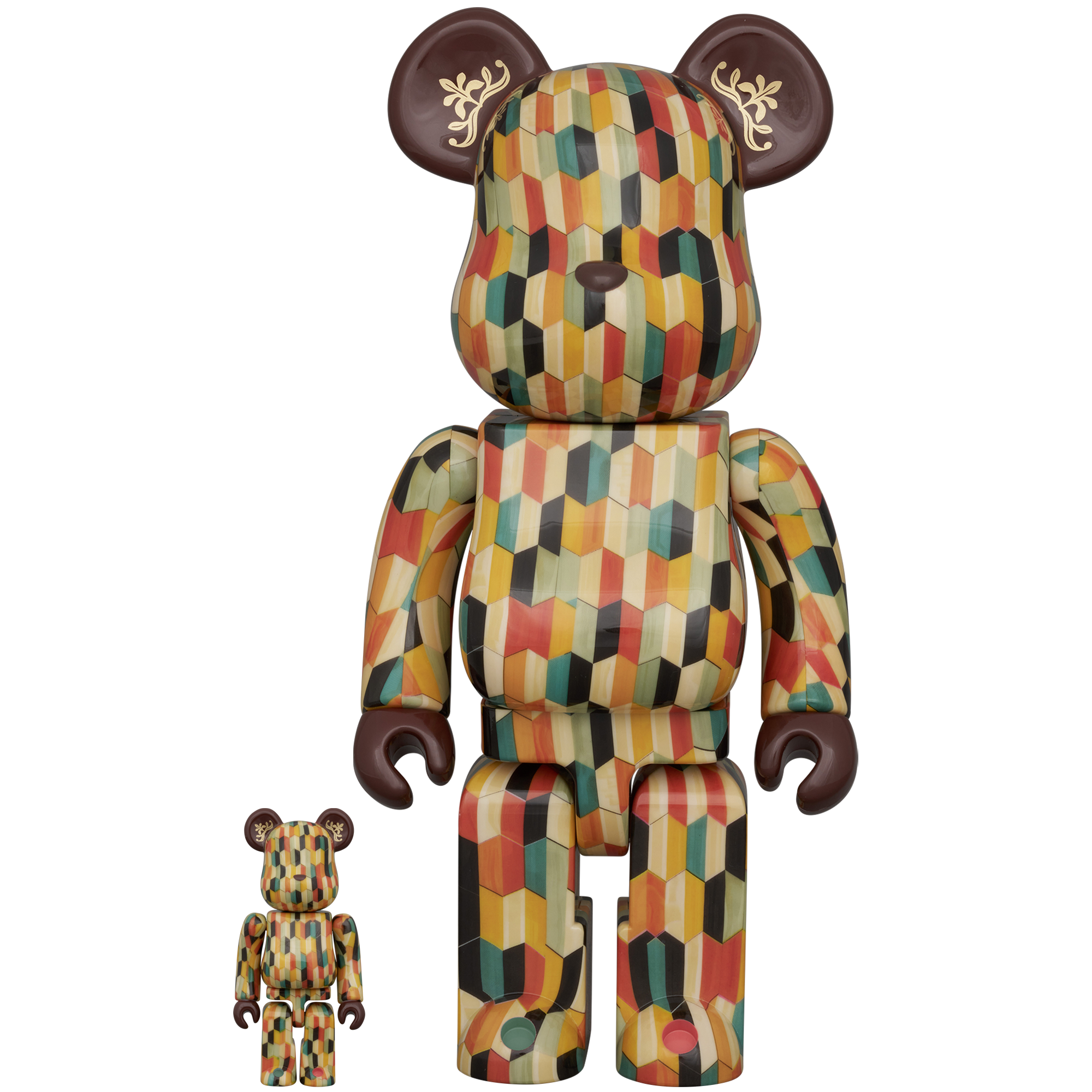 BE@RBRICK Rokkaku Yosegi 100% & 400%