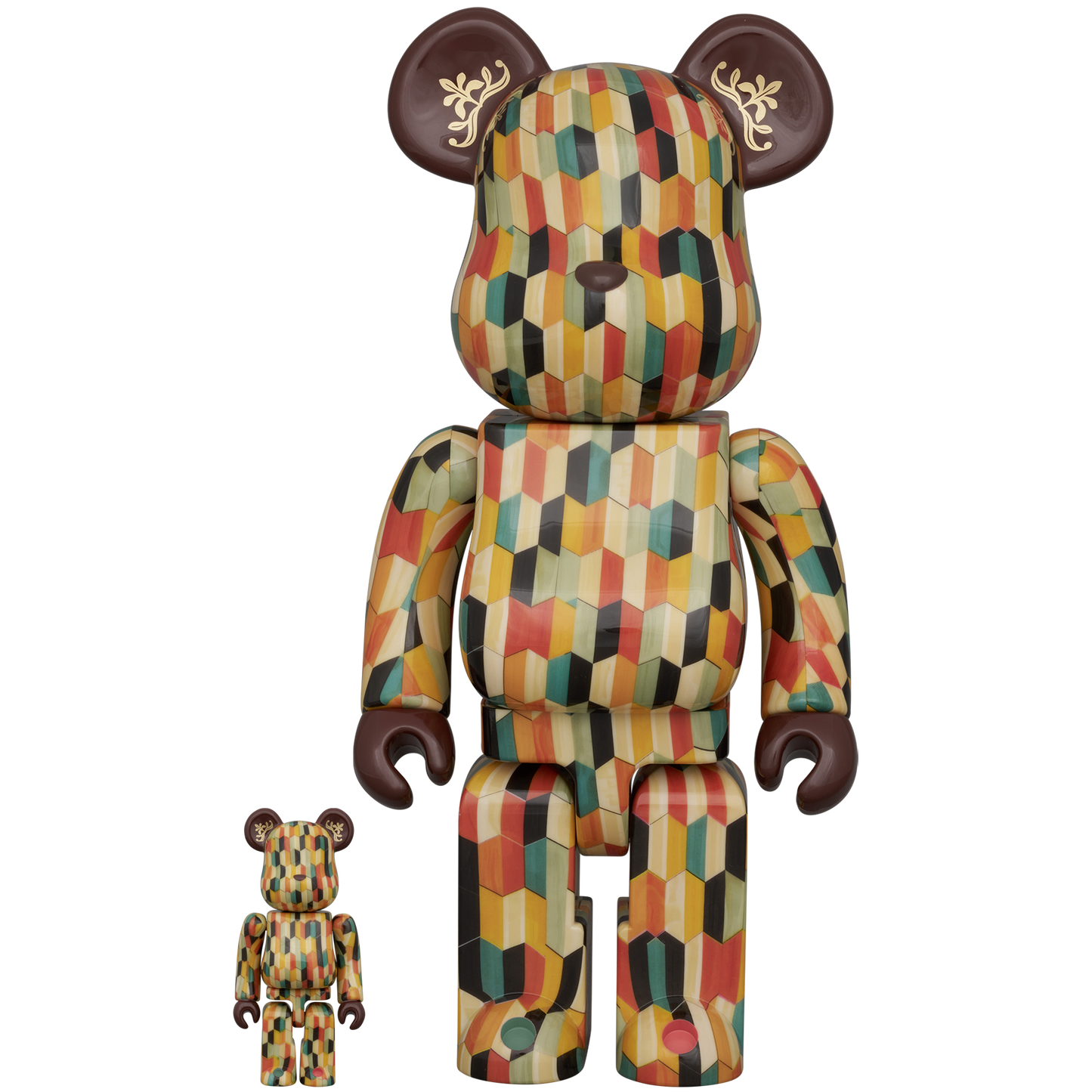 BE@RBRICK Rokkaku Yosegi 100% & 400%