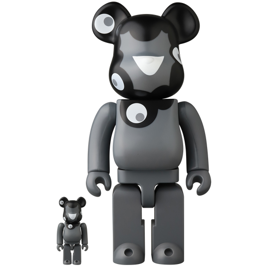 BE@RBRICK ミャクミャク （モノクロVer.） 100％ & 400％