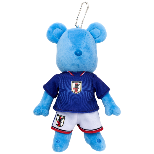 Japan National Soccer National Team Officially Licensed Product BE@RBRICK Japan Soccer National Team Ver. Plush Keychain