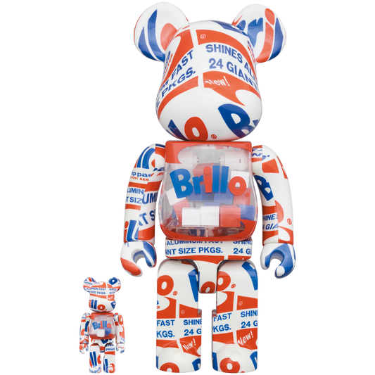 BE@RBRICK ANDY WARHOL "Brillo" 2022 100％ & 400％