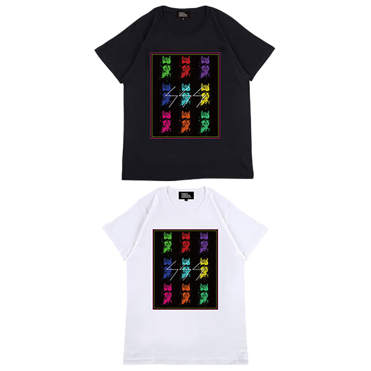 SWEET STRANGE SPANGLES T-SHIRT BLACK / WHITE＋CD