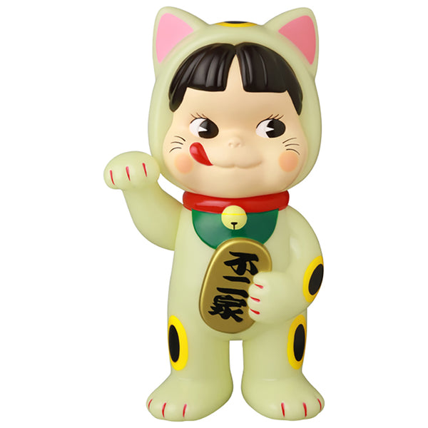 招き猫ペコちゃん (蓄光) 不二家ソフビコレクション 招き猫ペコちゃん (蓄光) | MEDICOM TOY