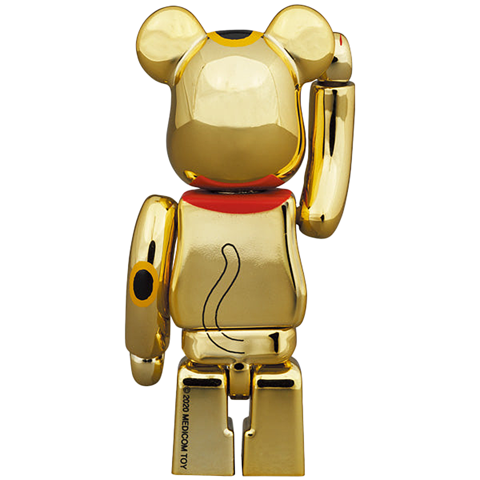 BE@RBRICK Maneki Neko Rising Fortune 2 Gold Plating 100%