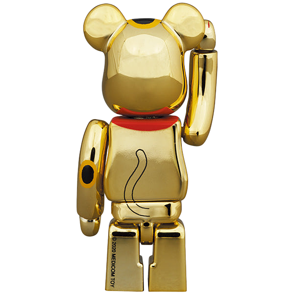 BE@RBRICK Maneki Neko Rising Fortune 2 Gold Plating 100%