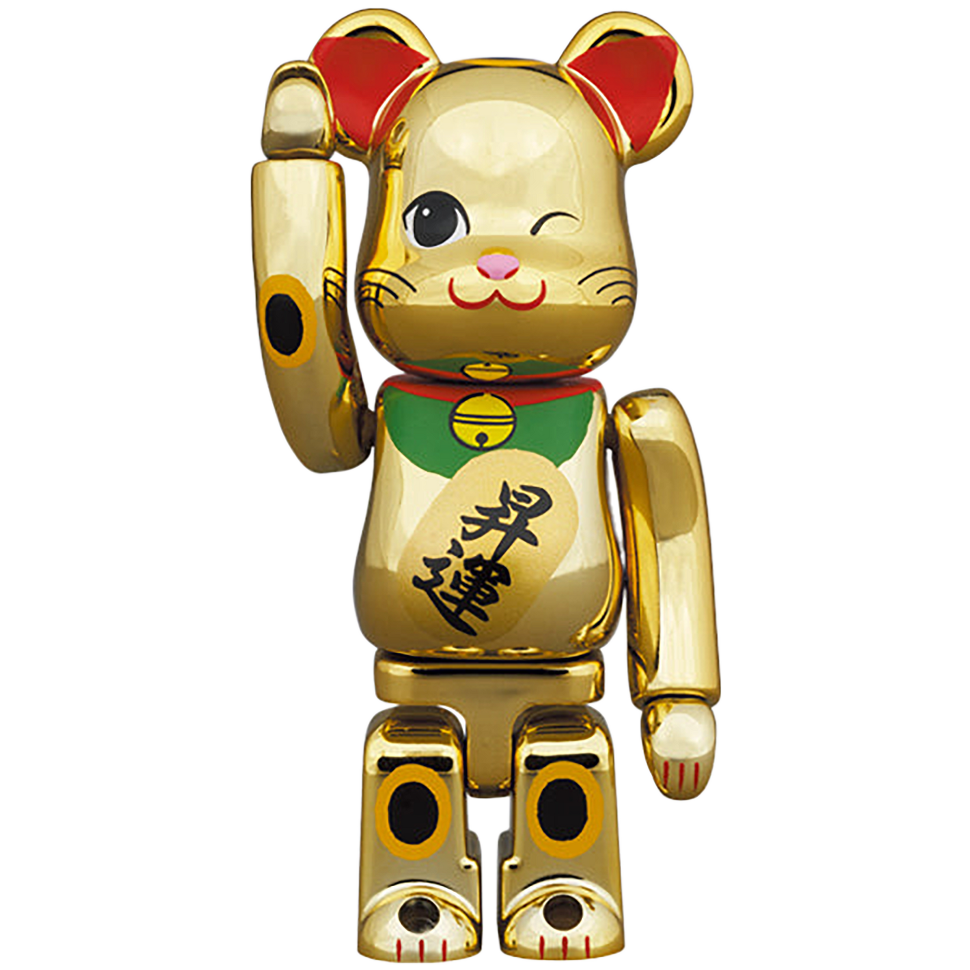 BE@RBRICK 招き猫 昇運 弐 金メッキ 100% | MEDICOM TOY OFFICIAL STORE BE@RBRICK 招き猫 昇運 弐 金メッキ 100% | MEDICOM TOY OFFICIAL STORE