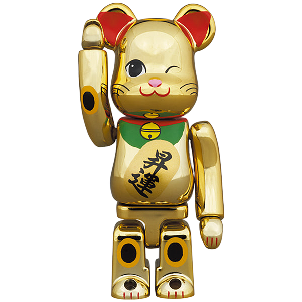 Be@rbrick 招き猫 金メッキ 昇運 弐 100％ BE@RBRICK 招き猫 昇運 弐 金メッキ 100％ | MEDICOM TOY OFFICIAL STORE
