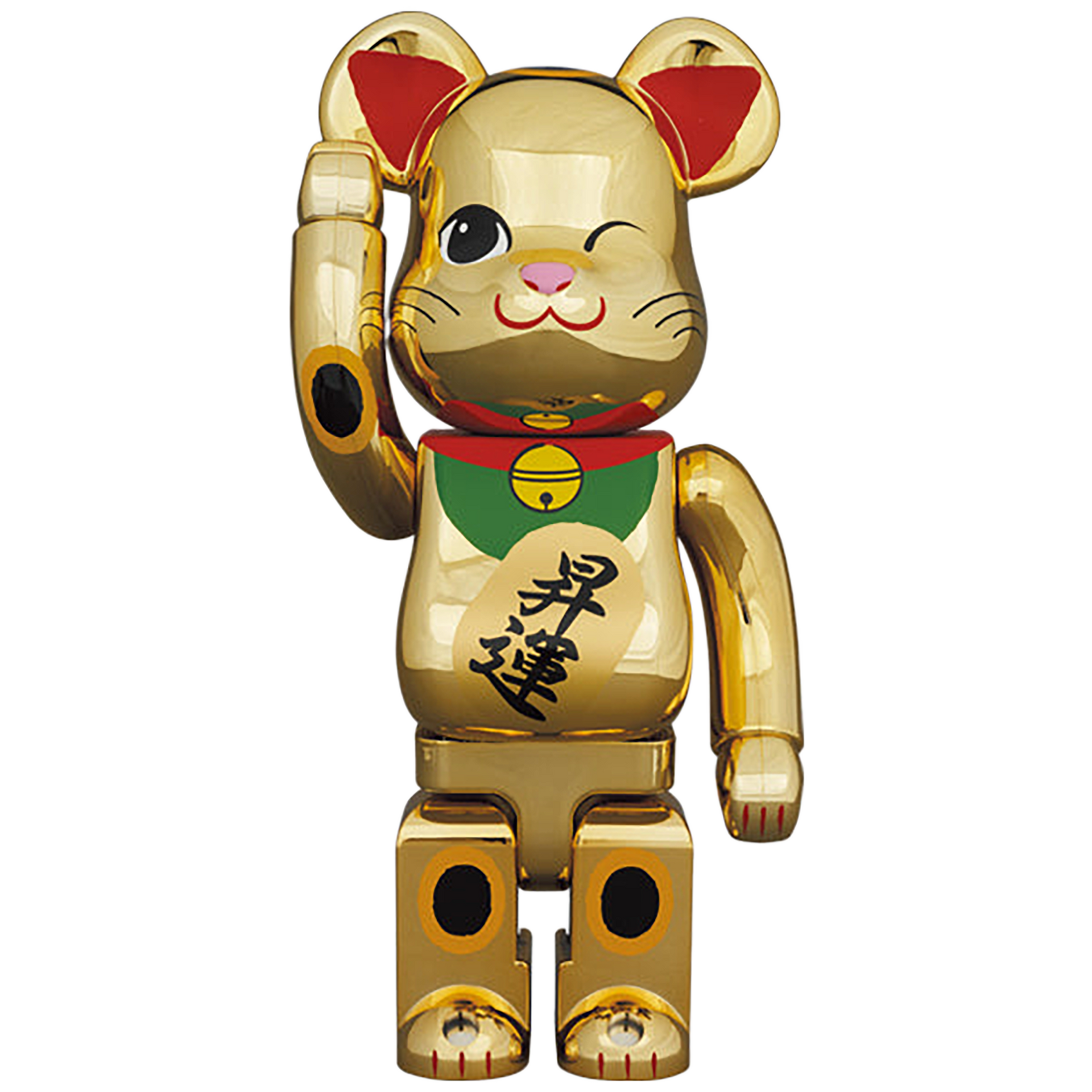 BE@RBRICK 招き猫 昇運 弐 金メッキ 400％ | MEDICOM TOY OFFICIAL STORE