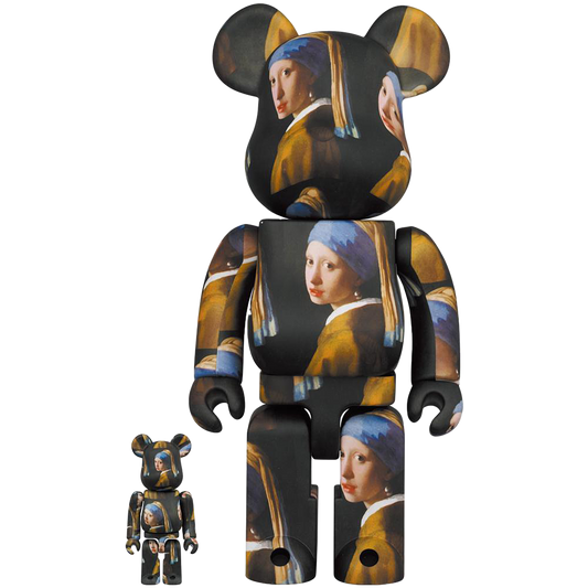 BE@RBRICK Johannes Vermeer「Girl with a Pearl Earring」100％ & 400％