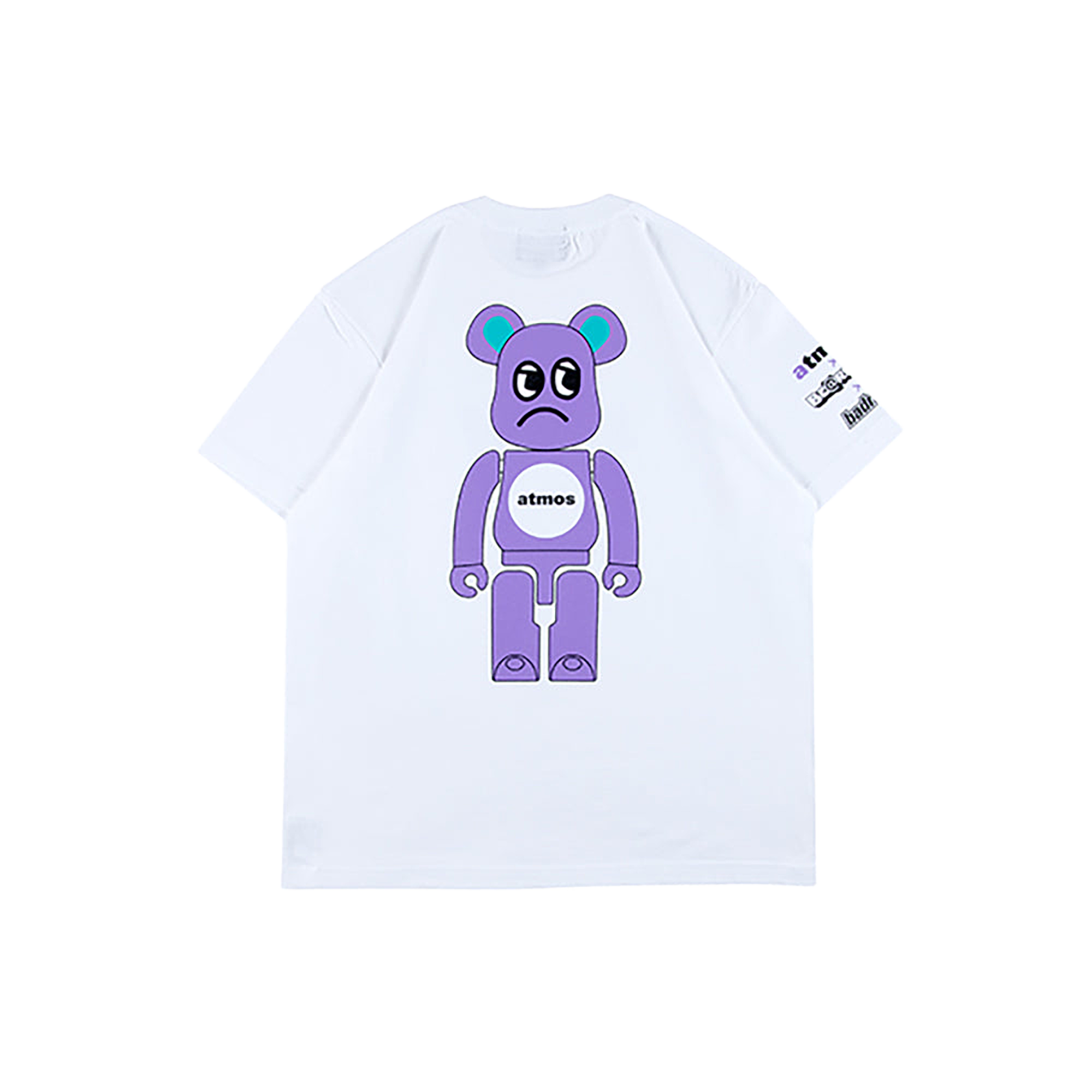 atmos × BE@RBRICK × BADMOOD S/S TEE