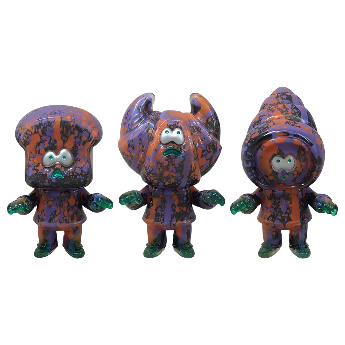 HUMAN ROBOT PANDEAD (Halloween canvas) Set of 3