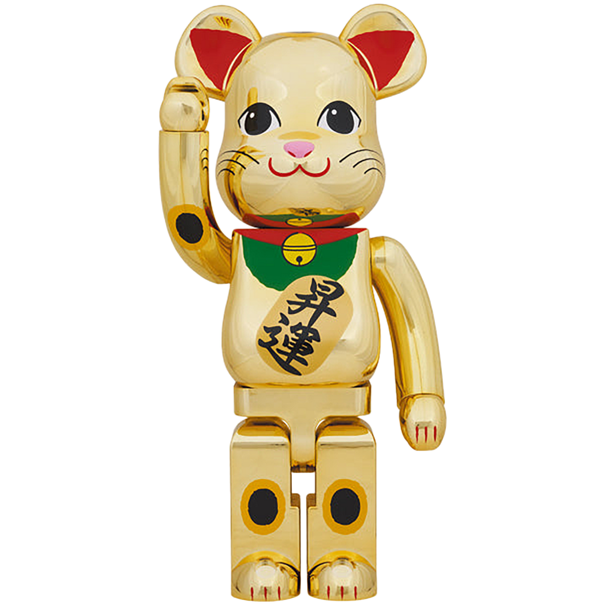 BE@RBRICK MANEKINEKO gold-plated “Rising Fortune” 1000％