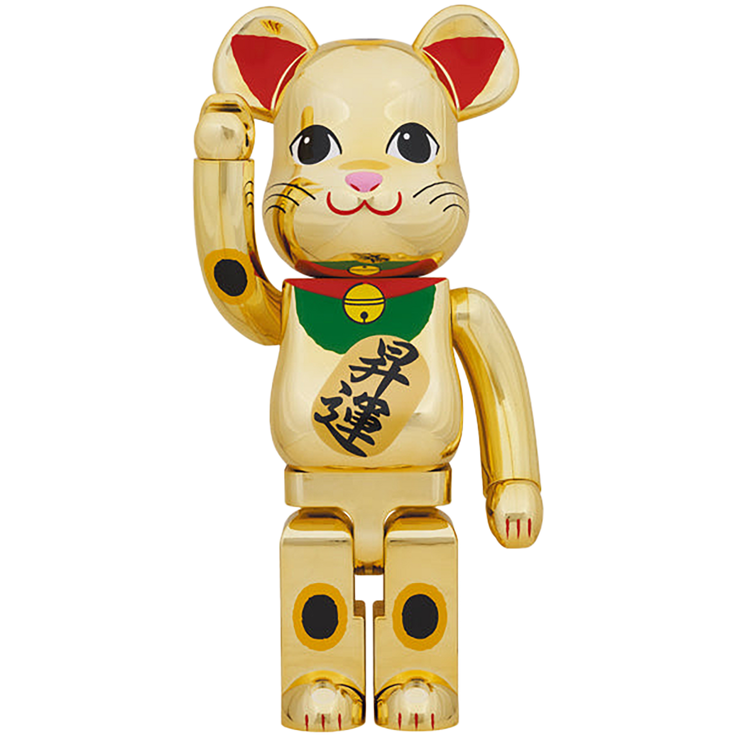 BE@RBRICK MANEKINEKO gold-plated “Rising Fortune” 1000％